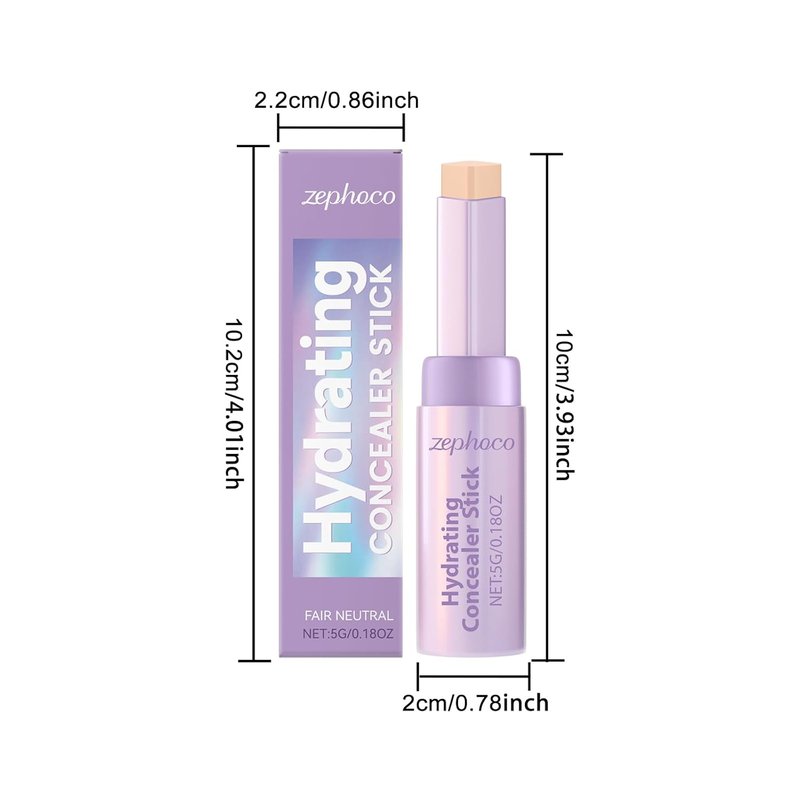 Hydrating Concealer Stick - Fair Neutral | Smooth, Long-Lasting Coverage, 0.18 oz
