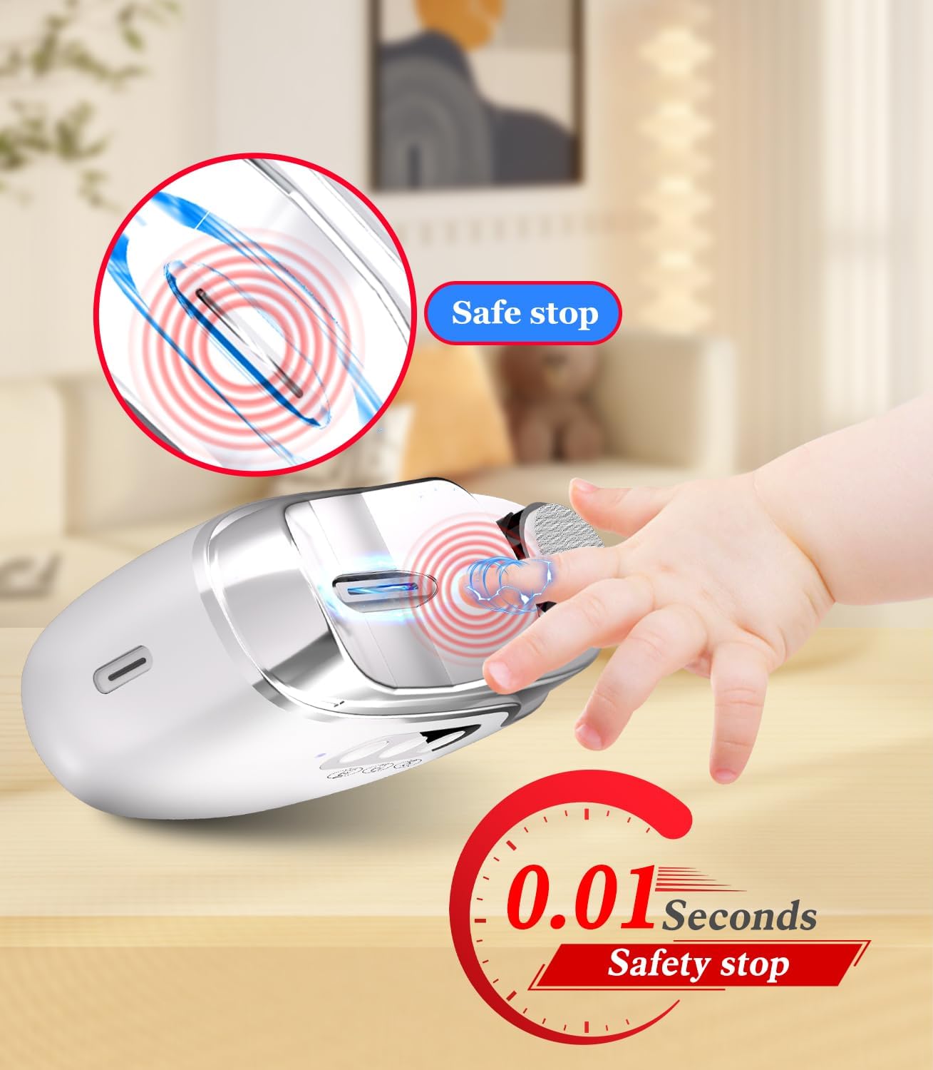 QITQUNS 2026 New 4-in-1 Electric Nail Clipper【HRC58 Precision Blades + 22,000 RPM】 Electric Nail Clippers for Seniors【0.01s Sensor Safety Stop】 Automatic Nail Clipper & Trimmer for Seniors & Adults