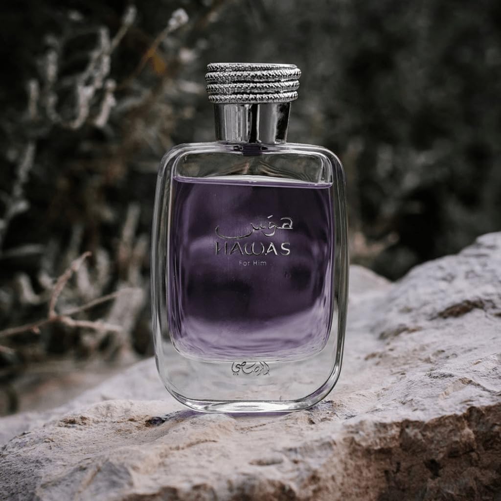 Rasasi Hawas Eau de Parfum Spray for Men - 3.33 Ounce Fragrance