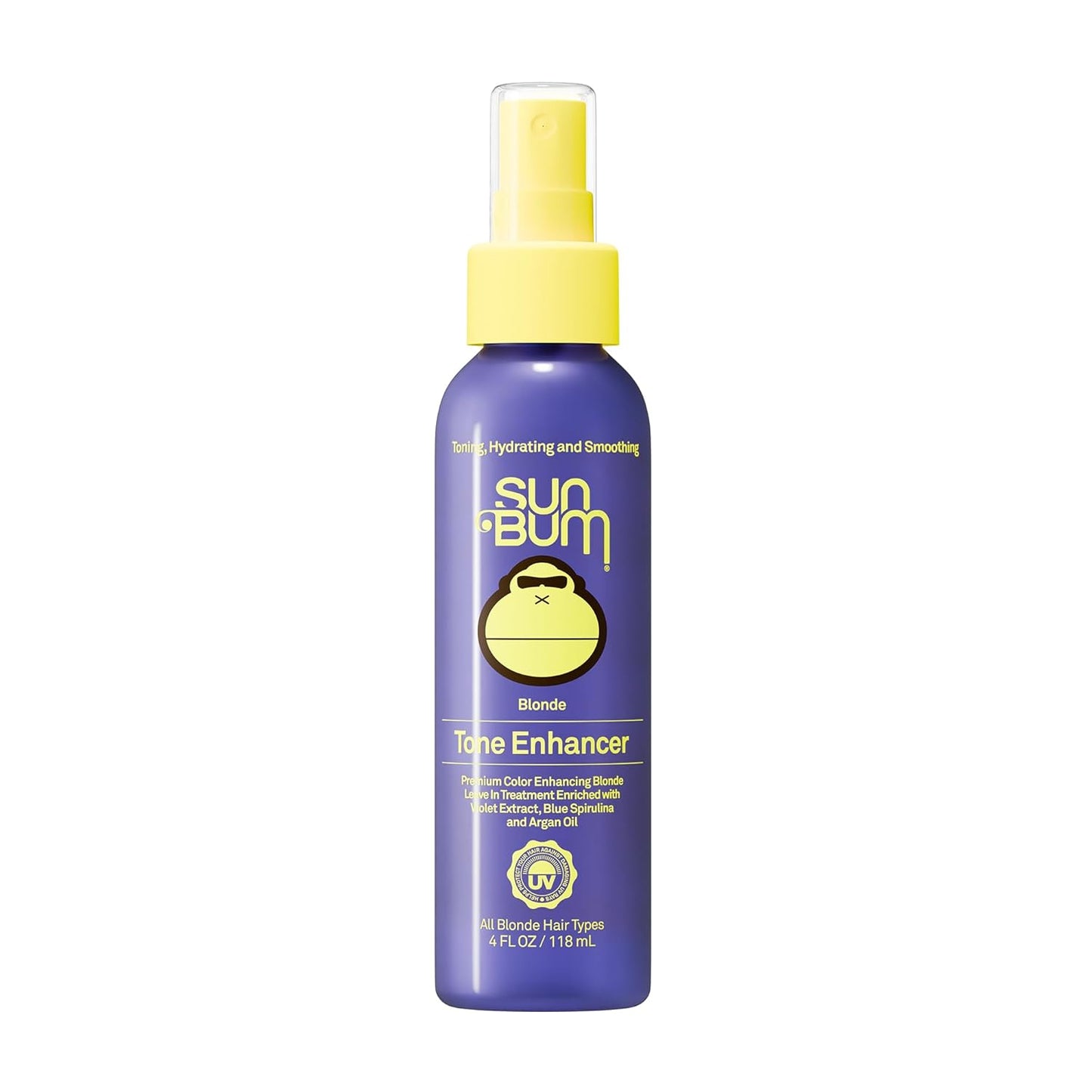 Blonde Tone Enhancer | Neutralizes Brass & Boosts Shine - UV Protection, Paraben-Free - 4 oz