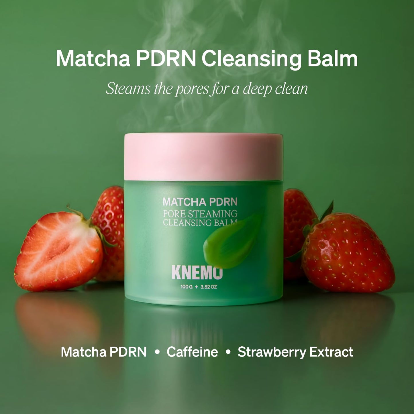 Matcha PDRN Thermal Cleansing Balm - Warming Pore Detox & Makeup Remover | Gentle Double Cleanser for Soft, Glowing Skin