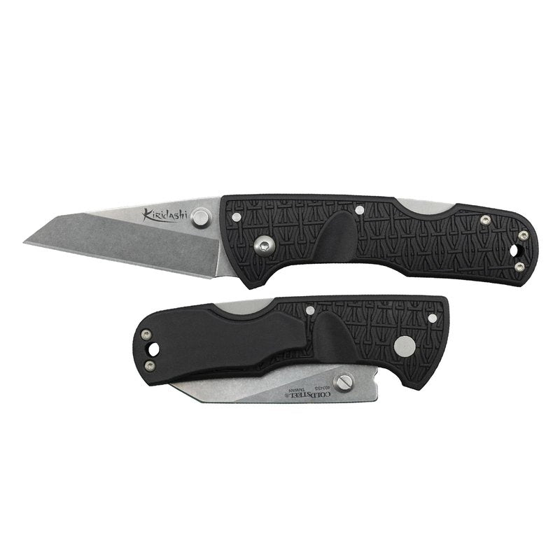 Cold Steel Kiridashi 2.5" 4034SS Sheepsfoot Blade 4" Griv-Ex Handle Everyday Carry Utility Tactical Folding Knife, Blister Pack