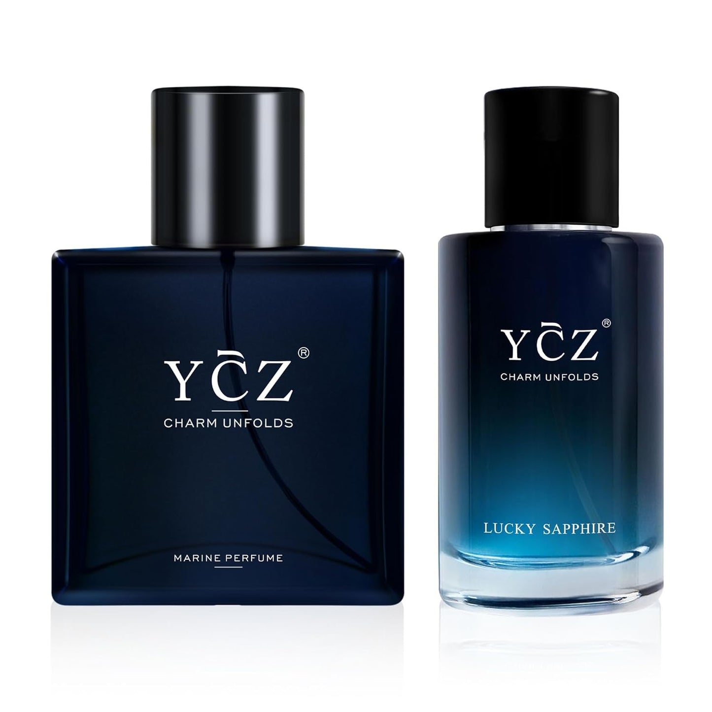 Ycz Cologne for Men - 3-Piece Gift Set with Ocean, Sky & Club Fragrances | 50ml Each, Woody Fresh Citrus Scent