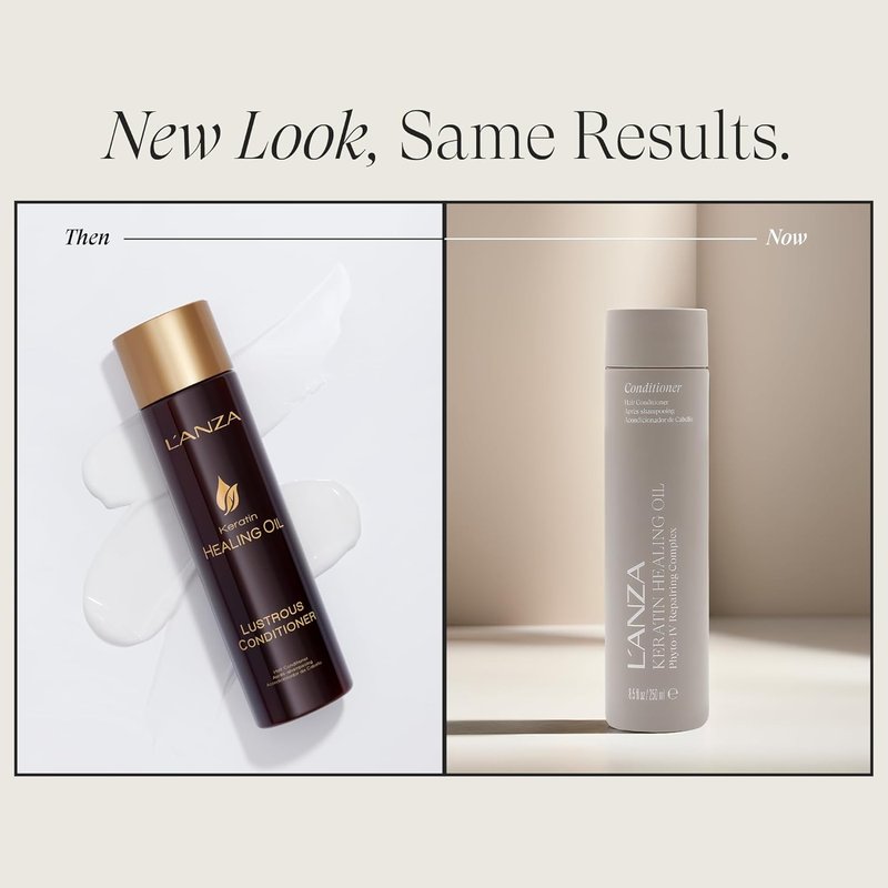 L'ANZA Keratin Healing Oil Conditioner - Moisturizing Care for Dry, Damaged Hair | Anti-Frizz, Color Safe, Sulfate Free
