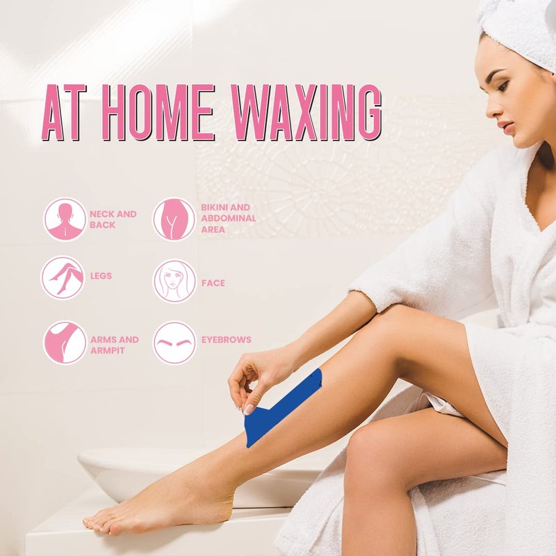 Miss Cire Blue Hard Wax Beads - Painless Hair Removal Peel-Off Wax - No Strips Needed - Low melting Point - Gel Like Consistency - For Face and Body - You Blue My Mind - For Sensitive Skin - 8oz