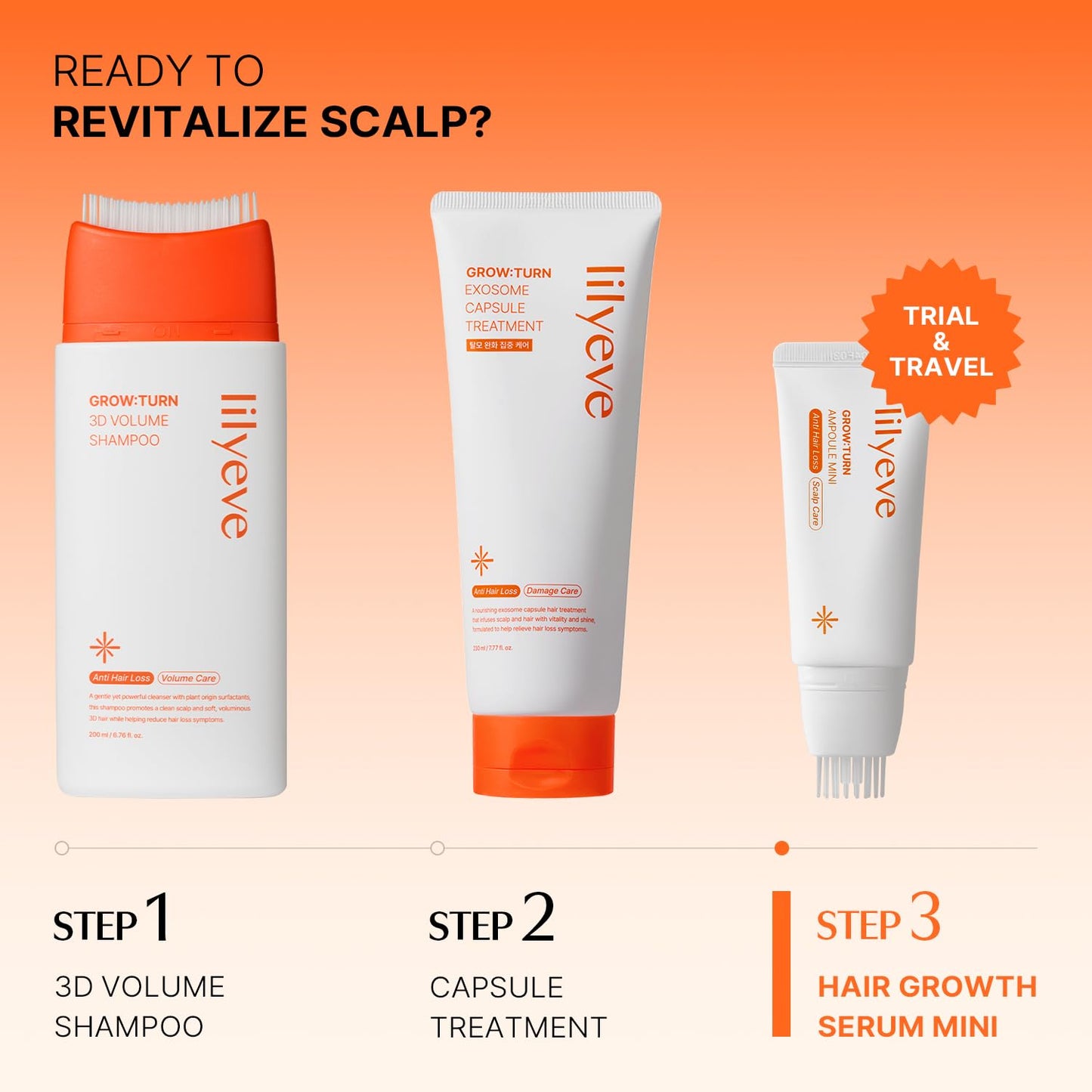 Lilyeve Hair Growth Serum - Revitalize & Thicken Hair with Heartleaf Exosomes | 1.01 fl. oz.