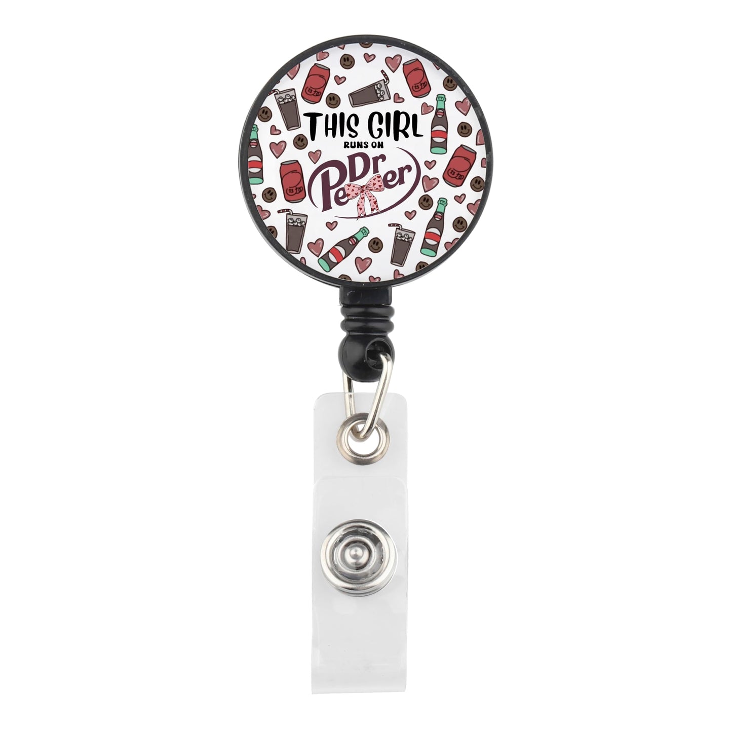 Lywjyb Birdgot Soda Drinking Badge Reel Carbonated Drinks Gift Drinking Lover Merch Soda Addict Gift (D Pepp Badge)