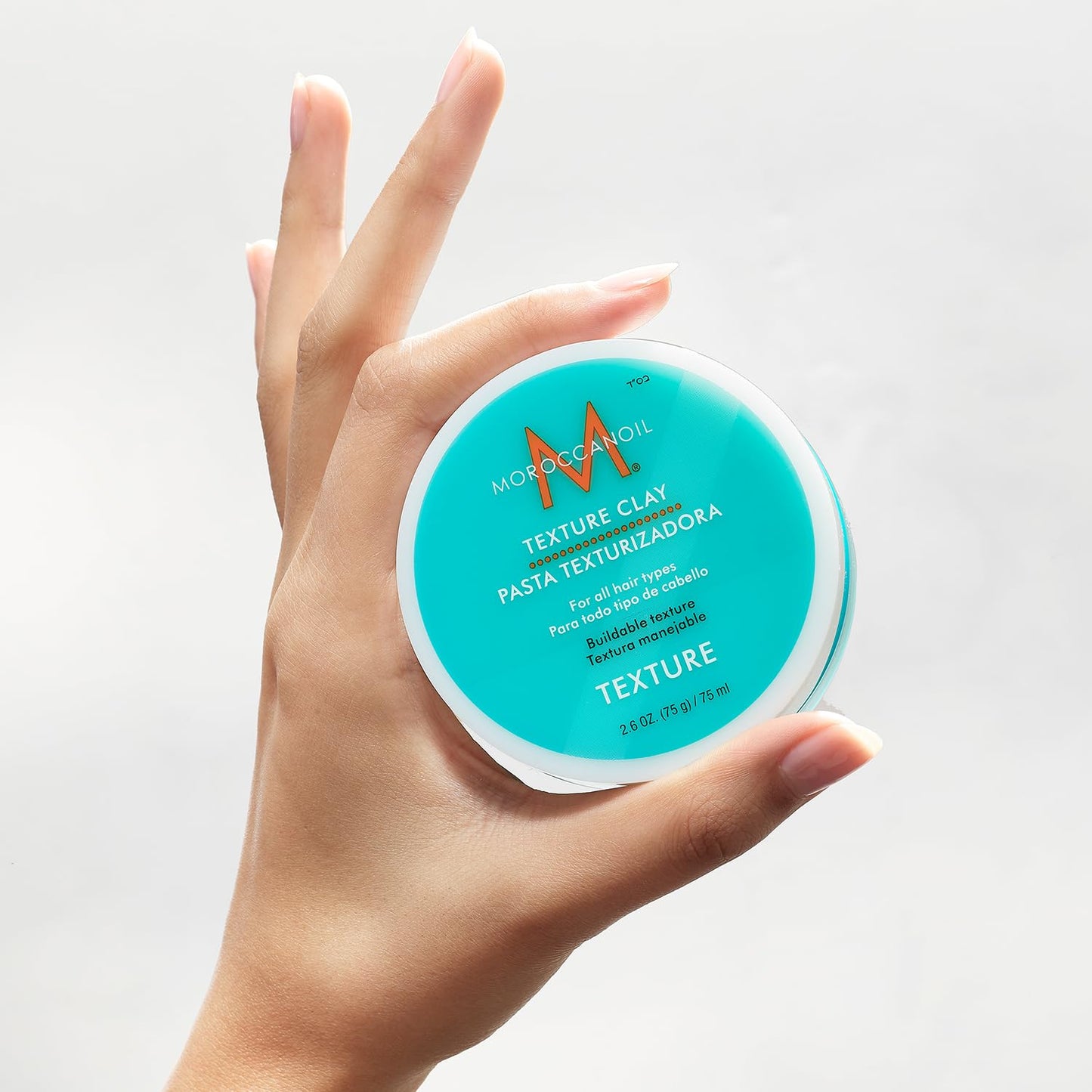 Moroccanoil Texture Clay - Strong Hold Hair Styling Product | 2.6 Fl. Oz