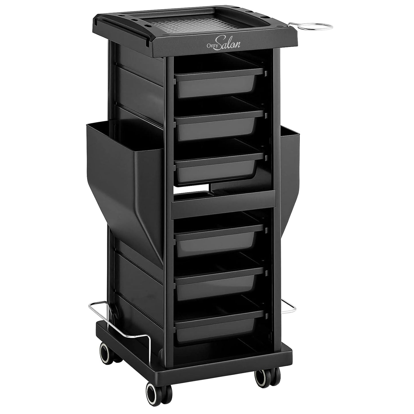 Rolling Salon Trolley Cart - 6 Drawer Beauty Organizer with Wheels | Mobile Hair Tool Station for Stylists & Barbers