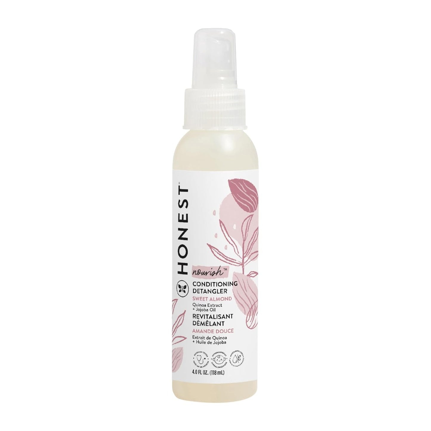 Conditioning Hair Detangler Spray - Tear-Free, Hypoallergenic Leave-In Conditioner | Citrus Vanilla, 4 fl oz