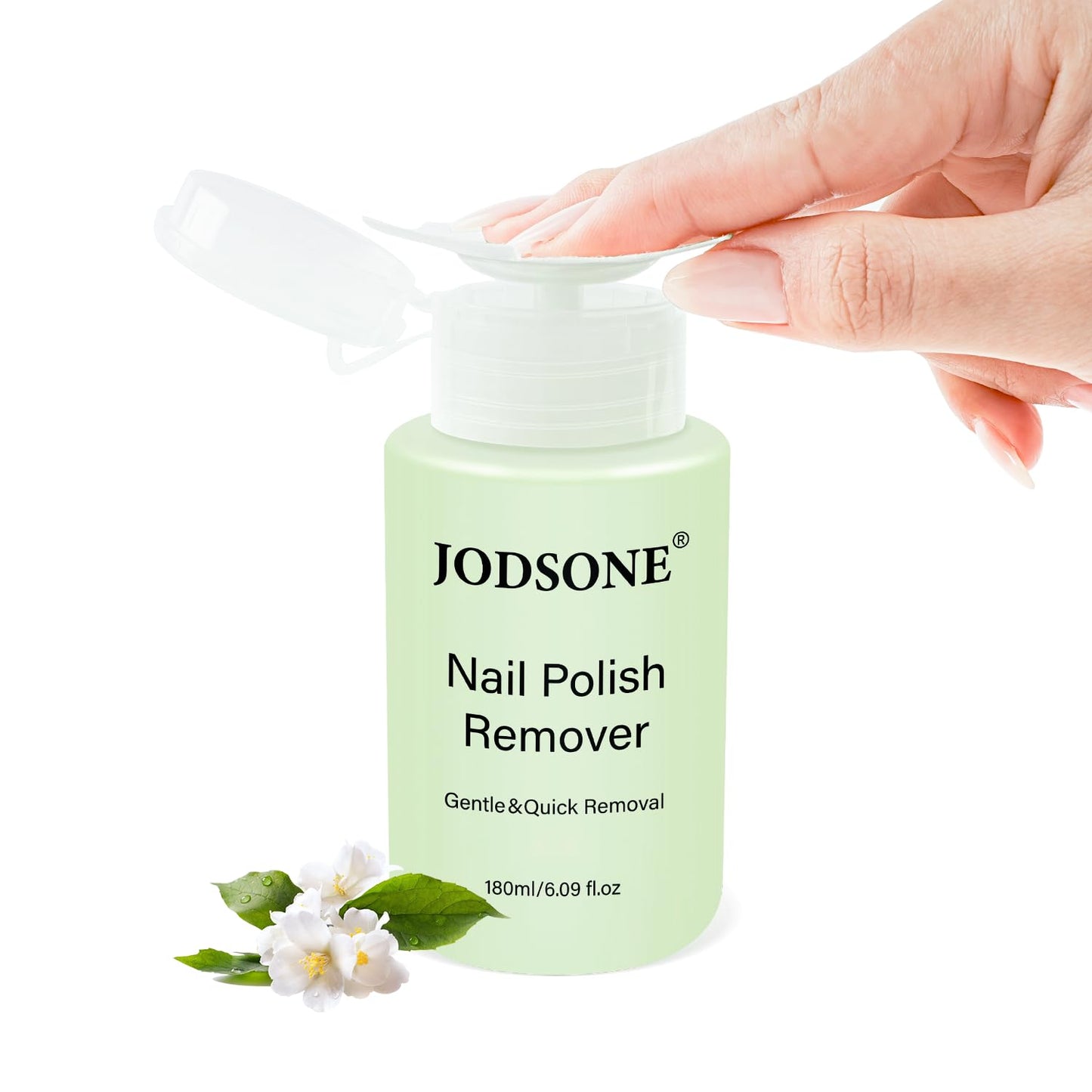 Non-Acetone Nail Polish Remover - Gentle Formula with Vitamin E & Aloe | 6.09 Fl. Oz, Orange Scent
