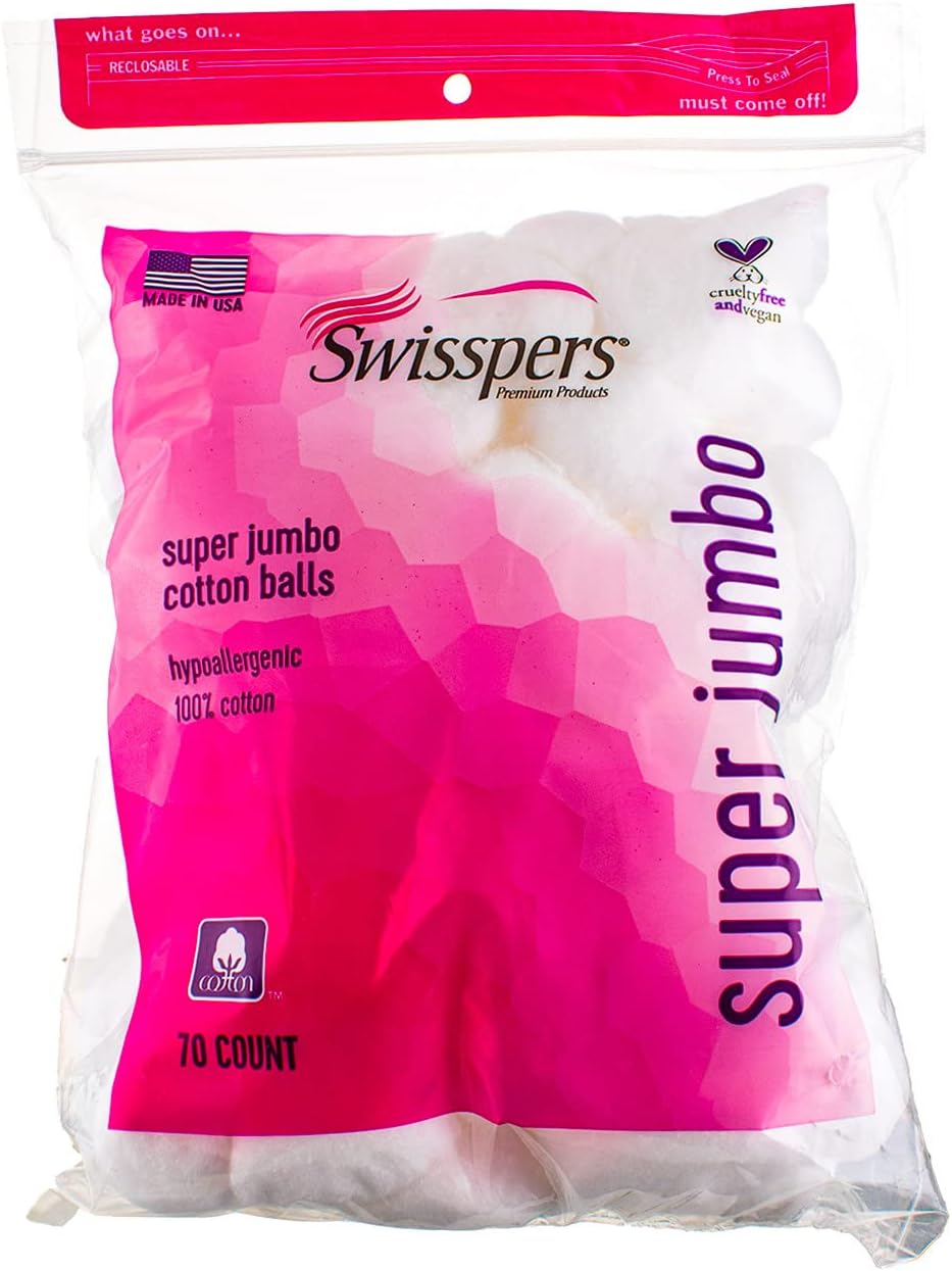 Premium Super Jumbo Cotton Balls - Puff Perfect | Pack of 3