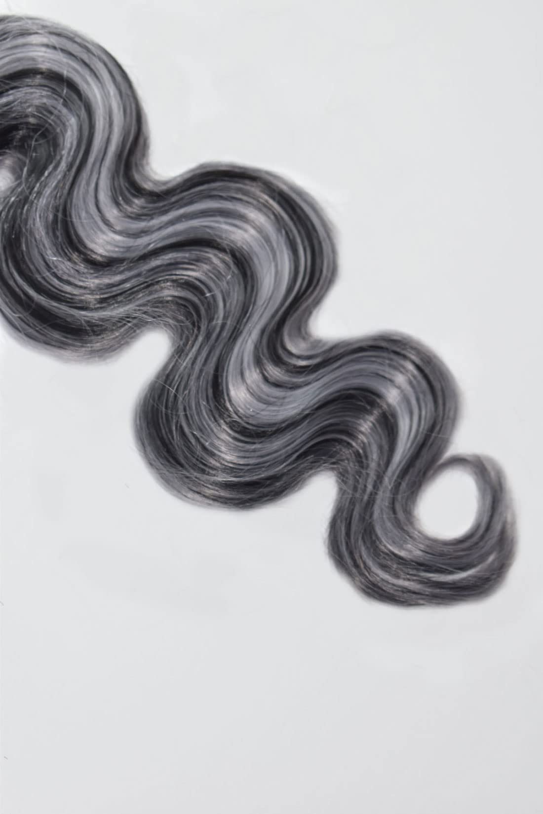 HeioWuio P4/Grey Body Wave Hair Bundles Brazilian Remy Extensions Ombre Tow Tone Weaves Real Unprocessed Virgin Hair Brown And Grey 28 Inch