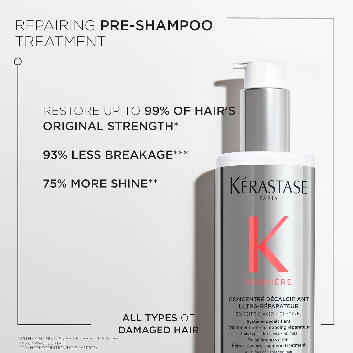 Kerastase Discovery Set - Repairing Mini Shampoo, Pre-Shampoo & Mask for Damaged Hair | Hydrates & Strengthens