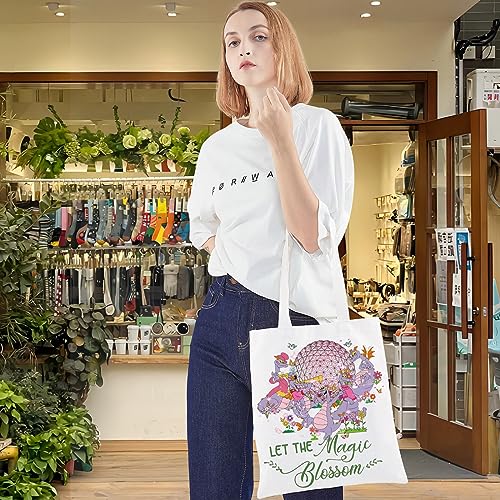 Dragon Print Makeup Bag - Waterproof Canvas Cosmetic Zipper Pouch