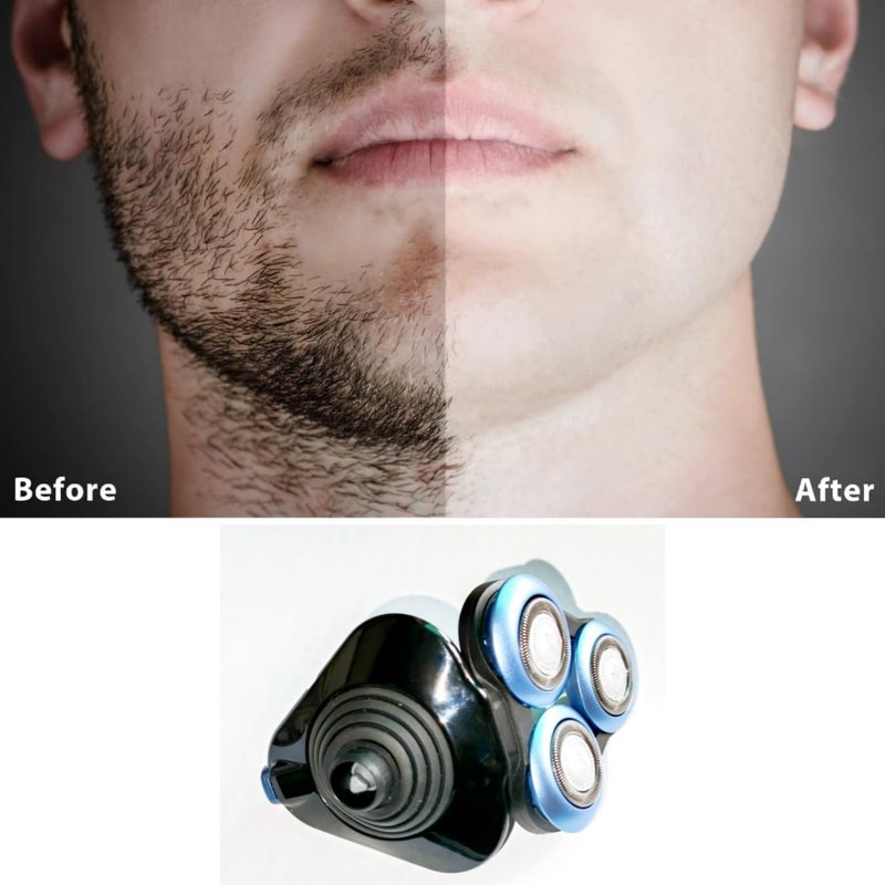 6000 Replacement Heads Compatible with Philips Norelco Mens Wet Dry Electric Shaver SH50 Series 6000 5000 S6011 S6015 S6840 S6550 S658