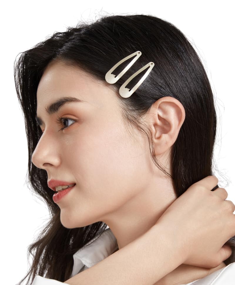 Dofash 12PCS Non-Slip Metal Hair Clips - Small 2'' Barrettes for Fine Hair