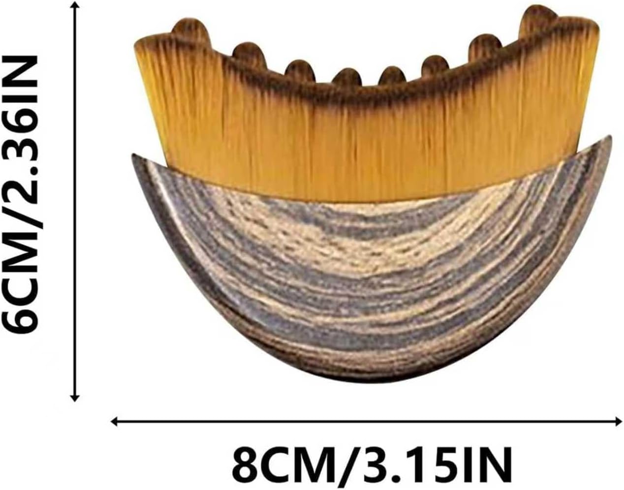 Lymphatic Drainage Face Brush Set - Ergonomic Massager for Double Chin Reduction | 2-Piece Brown Set