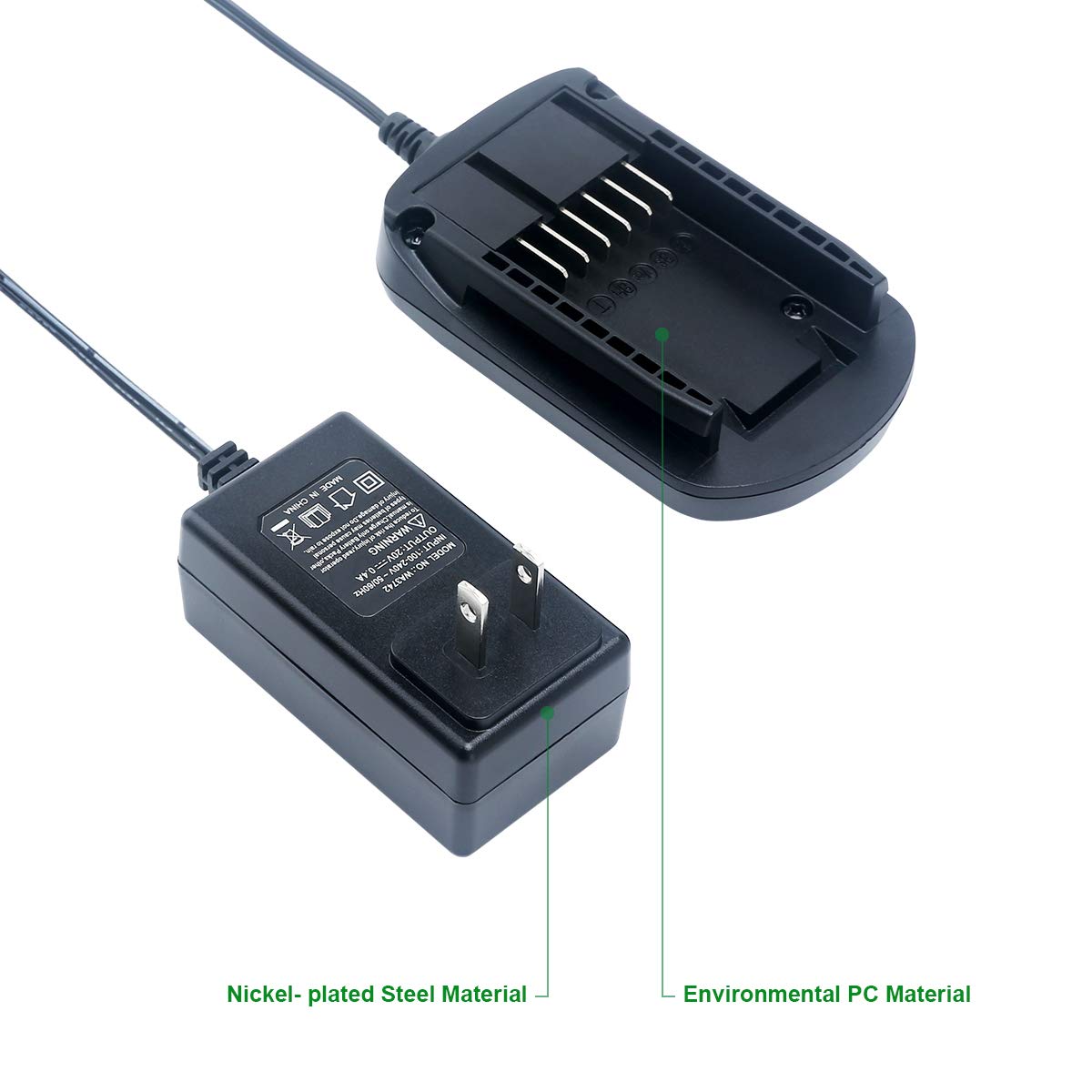 Lasica Replacement for Worx Battery Charger 20V WA3742 Compatible with Worx 20V Lithium Battery WA3520 WA3525 WA3578 WA3575 WA3522 WA3732 WA3770 WA3875 WA3881 Battery Charger