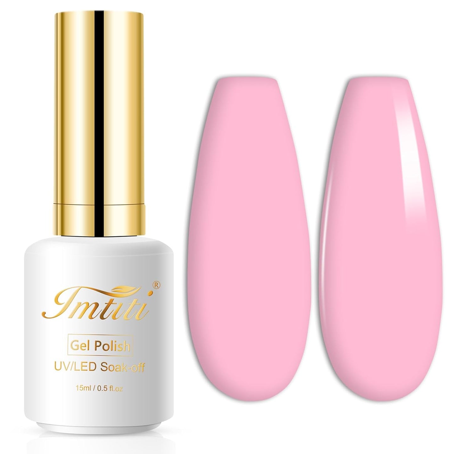 Coral Gel Nail Polish - UV/LED Soak Off Formula for Spring & Summer | 0.5 Fl Oz DIY Nail Art