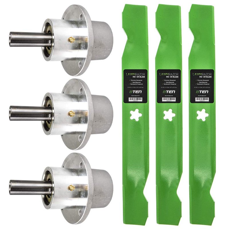 8TEN Spindle Air-Lift Blade for Scag Wright 48 inch Deck Super Z Stander FD 46020 46400 71460007