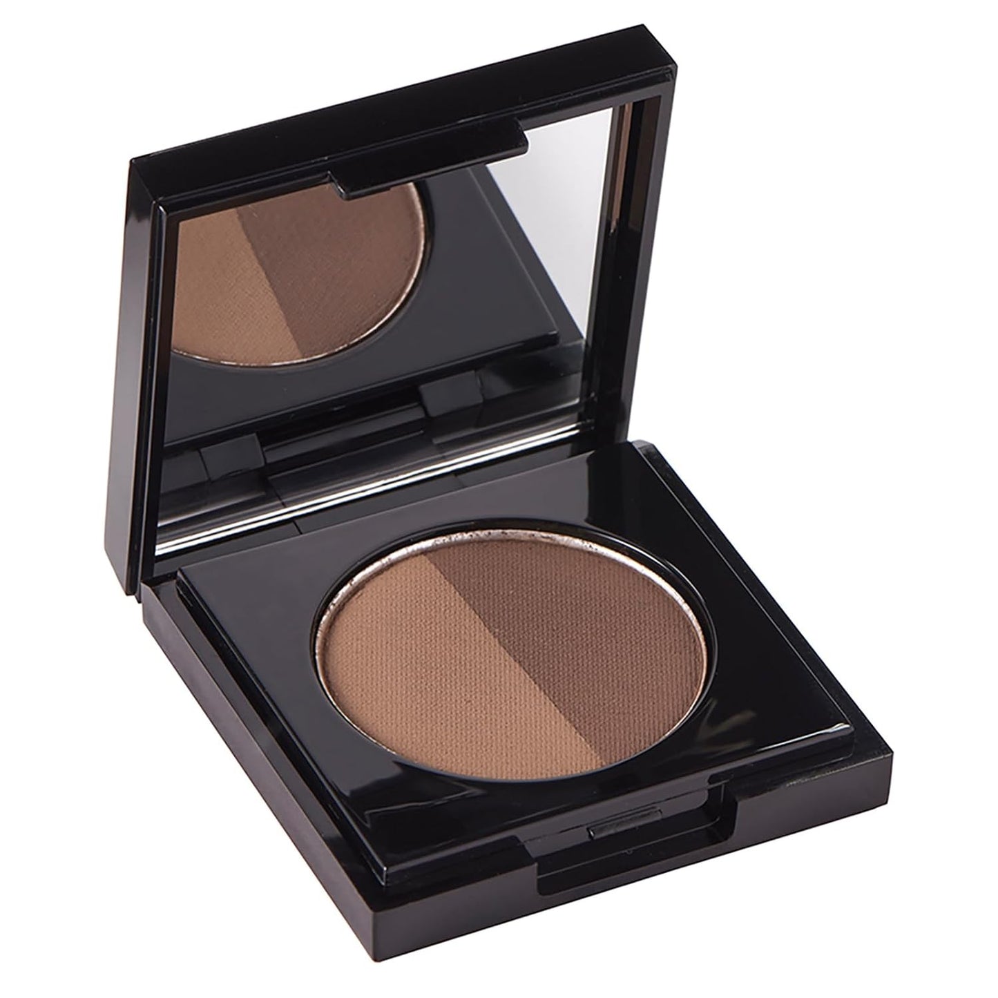 Duo Luxury Brow Powder - Versatile Vegan Compact for Full, Defined Brows - Charcoal | 0.88 oz
