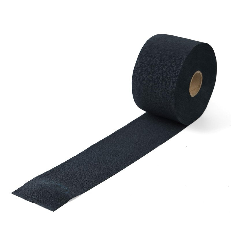 Kalinnee Professional Barber Neck Paper, 5 Rolls with 500 Strips, Disposable Stretchy Paper for Salon Haircut, Waxing, hair coloring Neck Strips (Black)