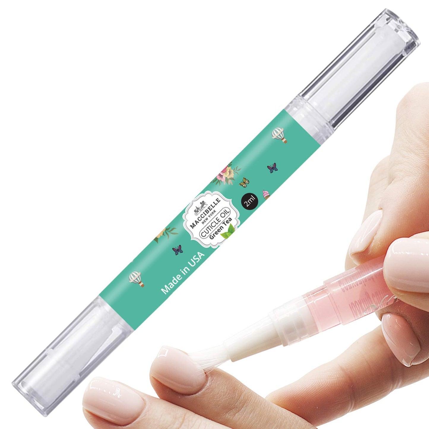 Cuticle & Nail Oil Pen - Nourishing Milk & Honey + Lavender Formula | 2ml for Dry, Cracked Cuticles