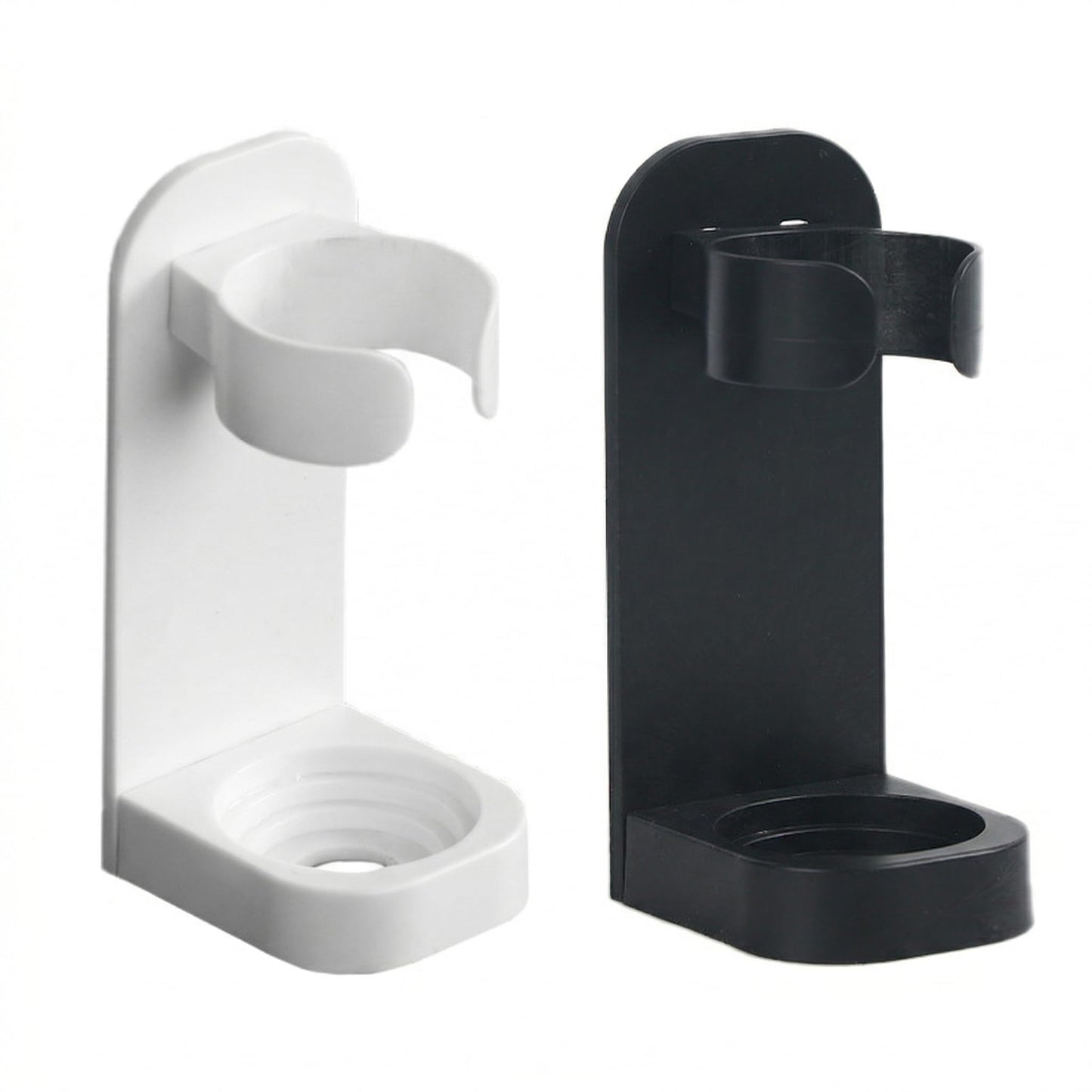 Toothbrush Holders For Bathrooms, 2 PCS Self Adhesive Electric Toothbrush Holder Wall Mounted Razor Stand For Shower For Sink Mirror Cabinet Tooth Brush Organizers And Storage Space Saving Accessories