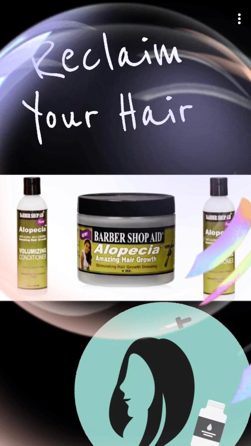Alopecia Anti-Thinning Hair Growth Volumizing Conditioner (8oz bottle) - Barber Shop Aid