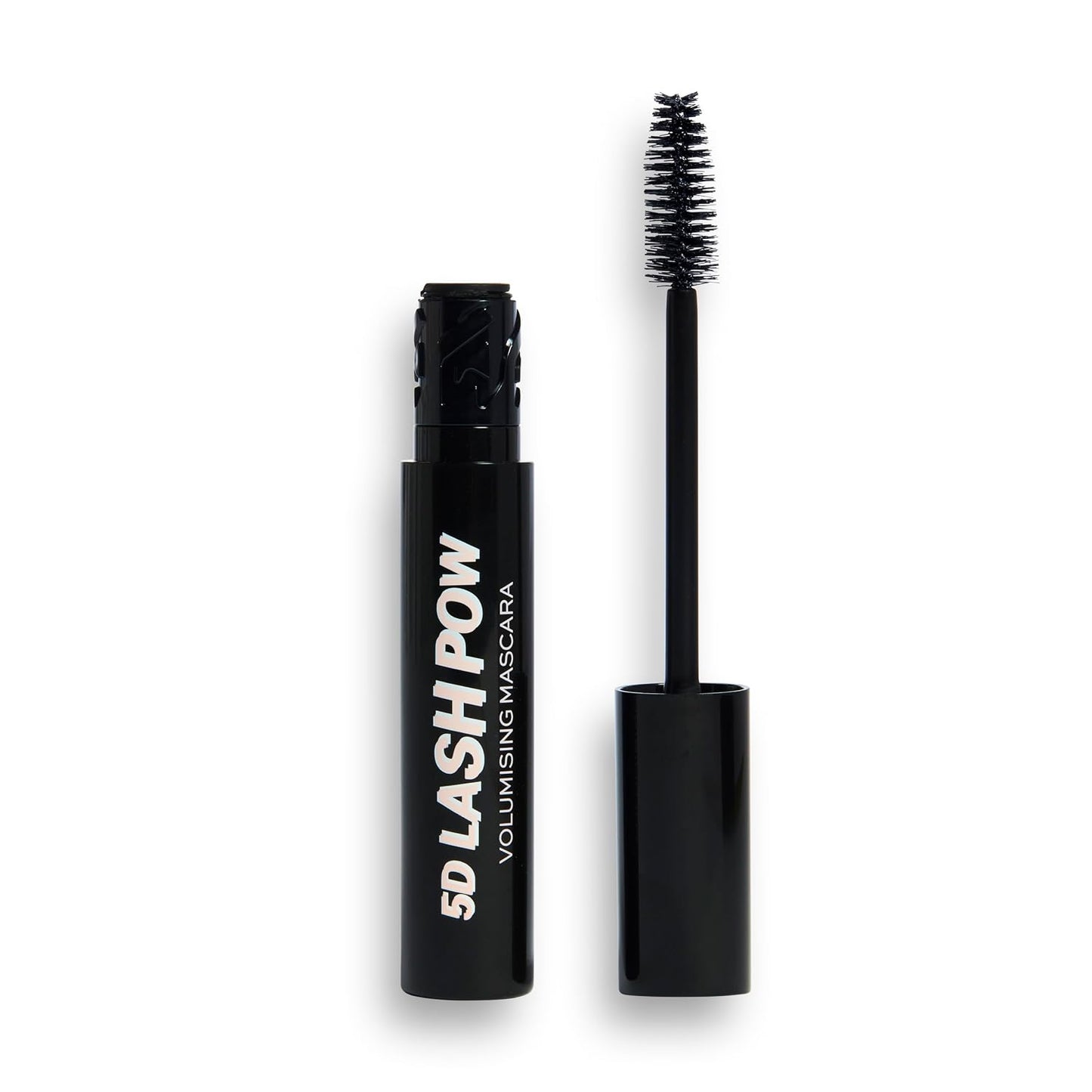 5D Lash Pow Mascara - Lengthening & Volumizing Black Formula | Vegan & Cruelty-Free, 0.41 fl oz