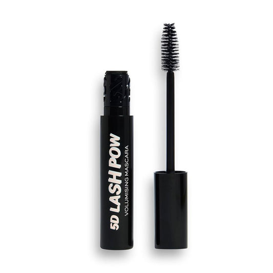 5D Lash Pow Mascara - Lengthening & Volumizing Black Formula | Vegan & Cruelty-Free, 0.41 fl oz