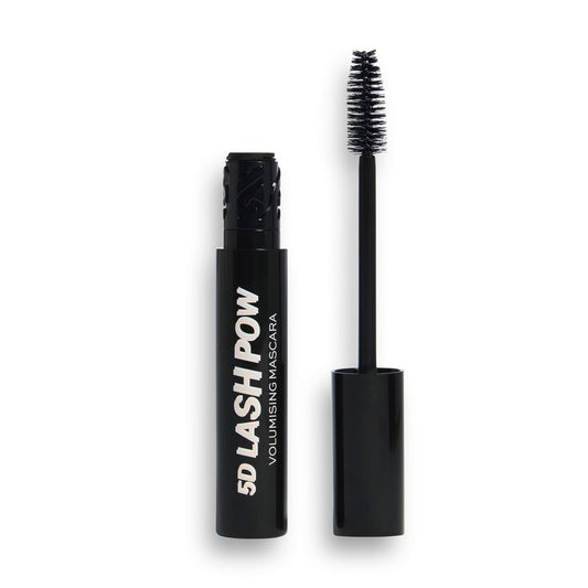 Revolution, 5D Lash Pow Mascara, Lengthening & Volumizing Effect, Thickening Black Formula, Vegan & Cruelty-Free, 0.41 fl oz