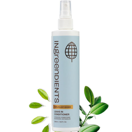 Ingreendients Detangler and Leave In Conditioner made with Organic ingredients - Sulfate-Free, Color-Safe, Silicone-Free, Cruelty-Free, Gluten Free (9.6 FL OZ)