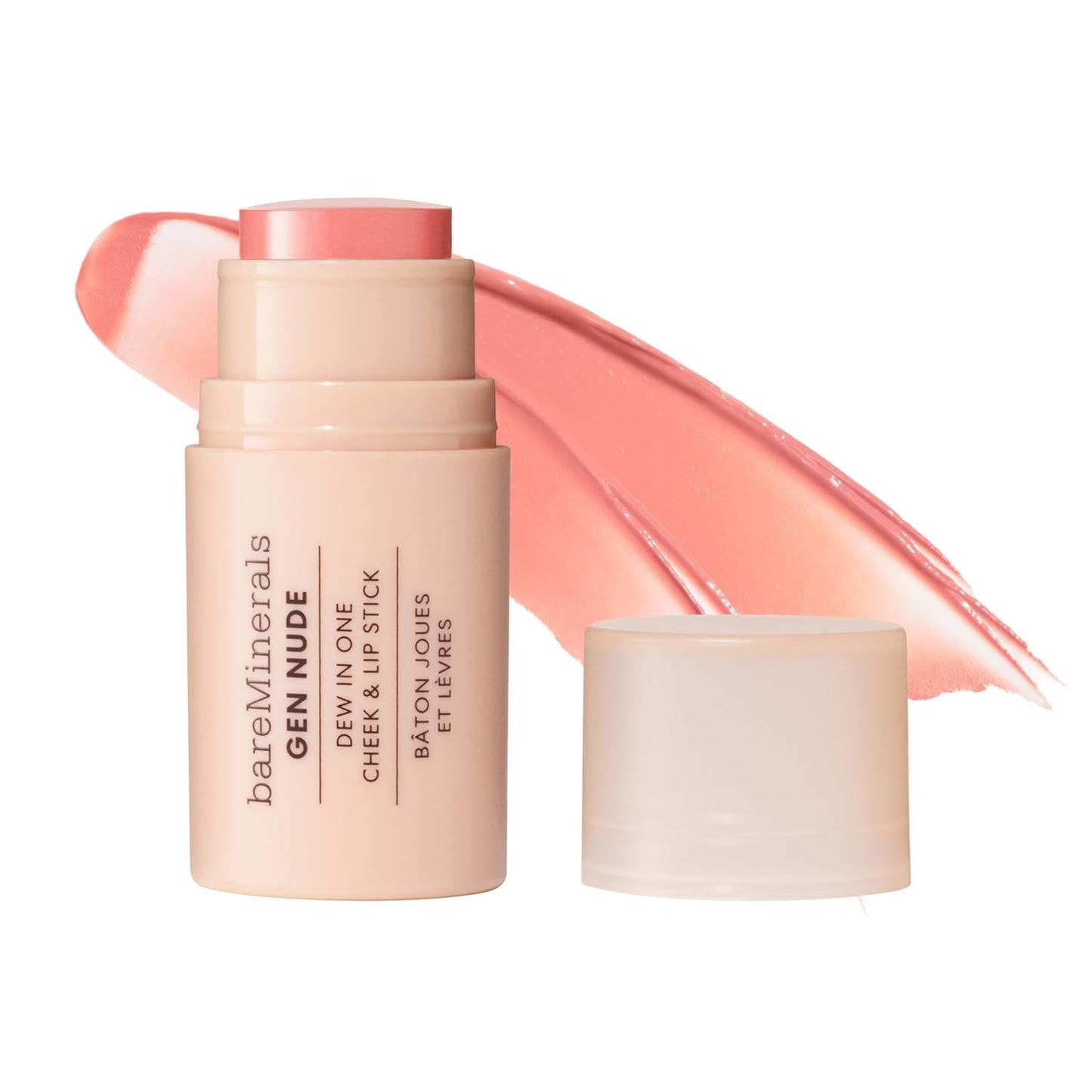 bareMinerals GEN NUDE Multi-Use Cream Balm - Hydrating Cheek & Lip Stick | Travel-Friendly, Buildable Color