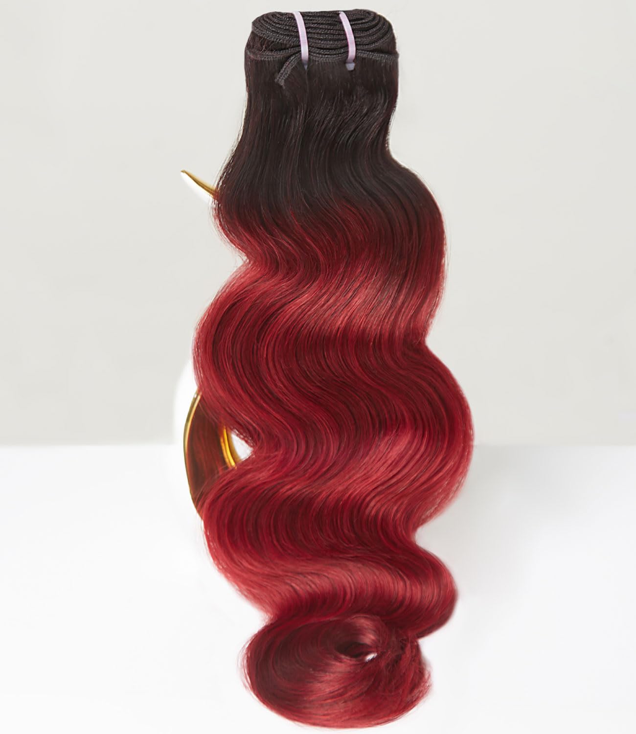 MLIP Body Wave Bundles Human Hair, 100% Raw Indian Hair, Full & Thick, No Tangle No Shedding, Silky Soft After Multiple Washes, Lasts 3X Longer, 1B99J Color, Single Bundle 24 Inch