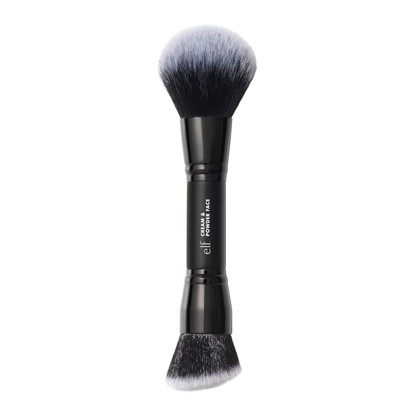 e.l.f. Dual-Ended Makeup Brush | Cream & Powder Brush for Airbrushed Complexion, Vegan & Cruelty-Free