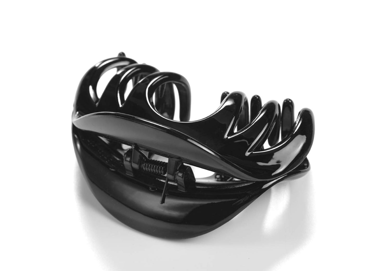 Youxuan 4 Inch Hair Claw Clip for Thick Hair - Stylish Black Grip Accessory