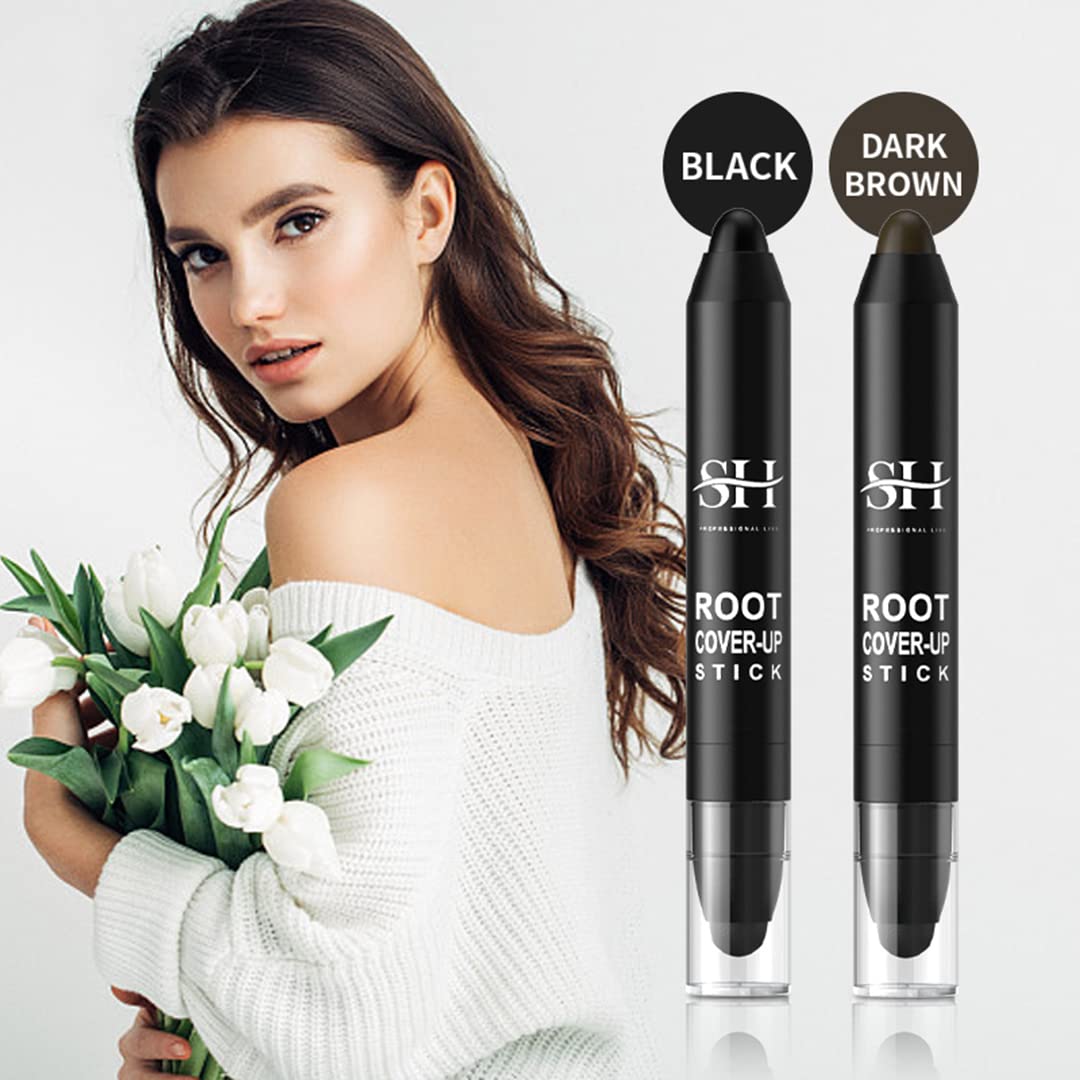 Root Touch Up Dark Brown - Quick Stick Instant Concealer for Roots & Grays | Easy Application