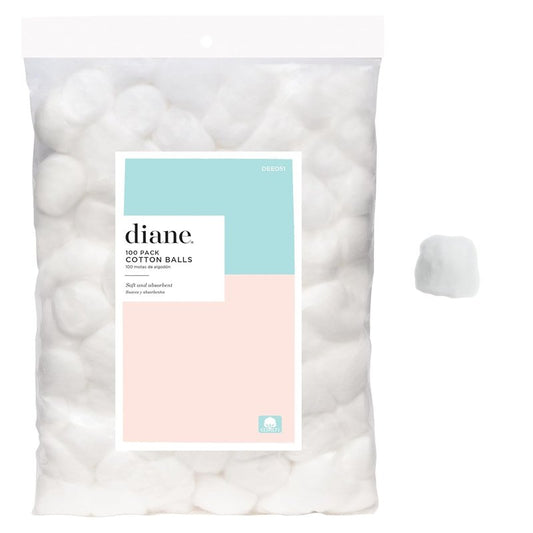 100% Pure Cotton Balls - Soft & Super Absorbent, 100 Count | Ideal for Makeup Removal, Nail Polish & First Aid