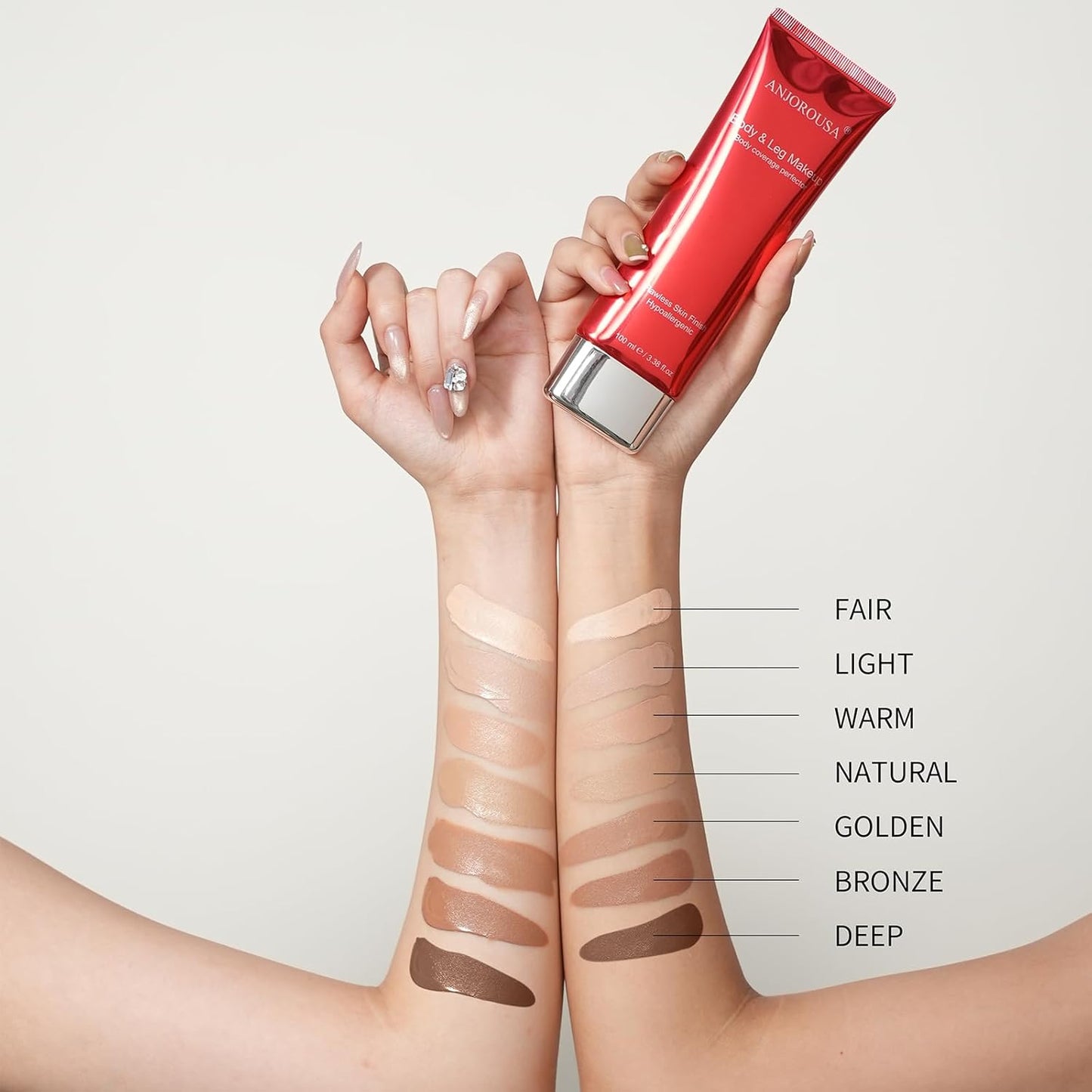 Tattoo Cover Up Makeup - Waterproof Full Coverage Body Foundation & Concealer | Bronze Shade
