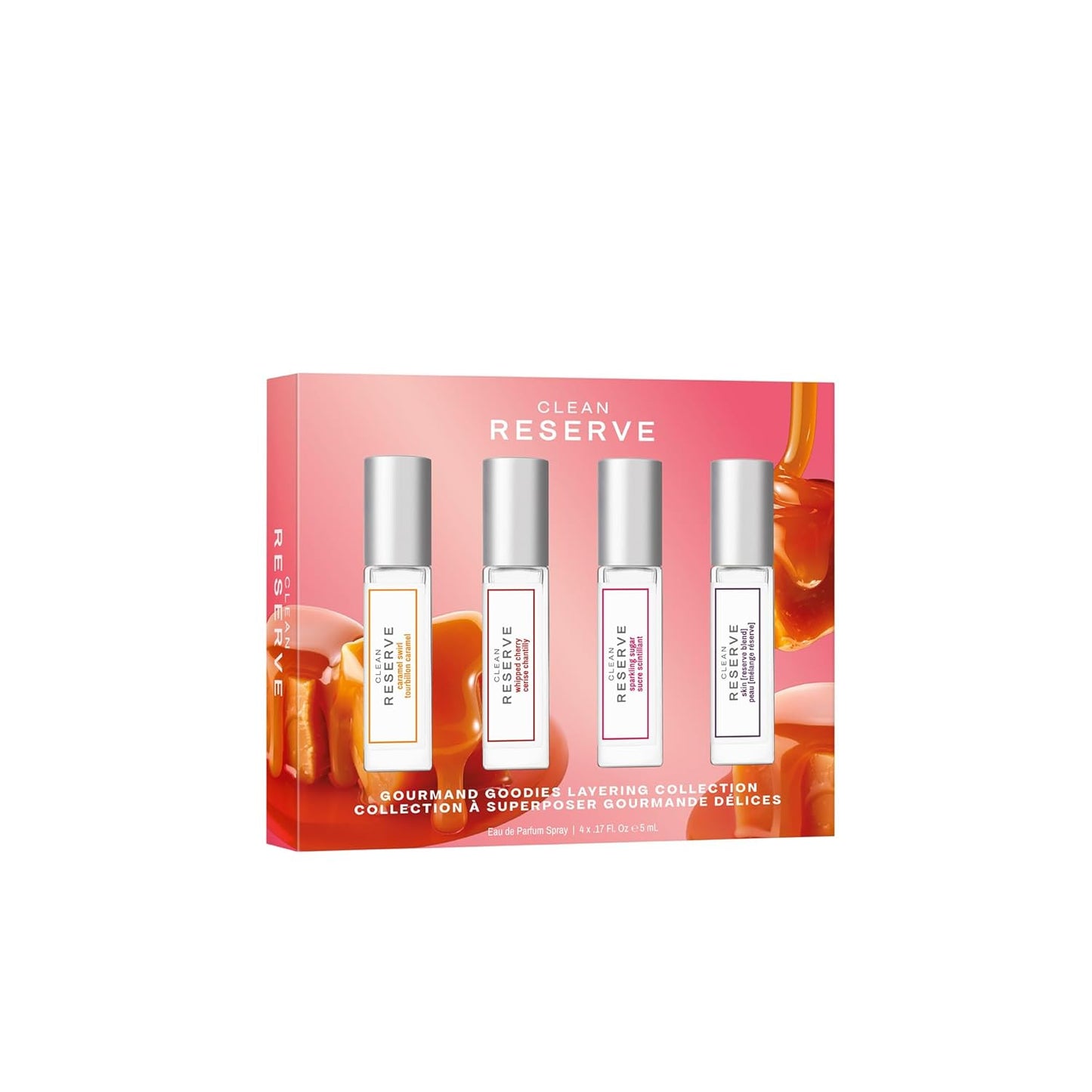 CLEAN RESERVE Fragrance Discovery Gift Set - Layerable Travel Mini Perfumes | Vegan & Long Lasting