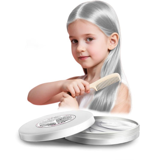 HaiolorPro White Temporary Hair Color Wax, Washable Temporary Hair Dye for Dark Hair, Safe for Kids, Great for Halloween, Cosplay, Parties, and Girls