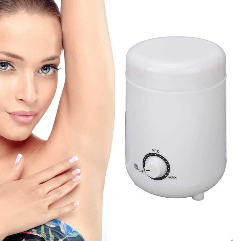 EIMSOAH Mini Waxing Kit Paraffin Wax Heater Machine Electric Wax Heater for Hand Hair Removal Silicone Inner Tank 250 Adjustable Wax Warmer