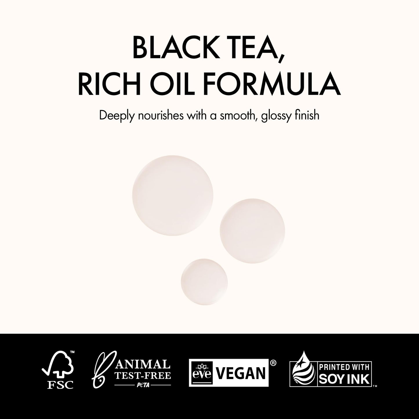 ANILLO Black Tea Nourishing Hair Essence with Green Tea Oil, Protein & Biotin for Nourishment and Shine - Creamy Woody Scent, Vegan, Paraben-Free 50ml / 1.69 fl. Oz