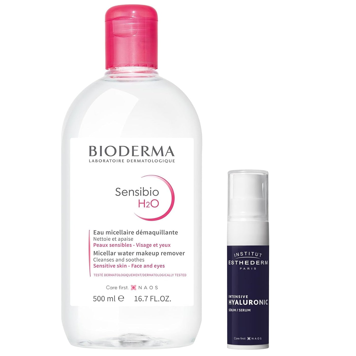 Bioderma Sensibio H2O Micellar Water - Gentle Makeup Remover & Face Cleanser for Sensitive Skin | 16.7 Fl Oz