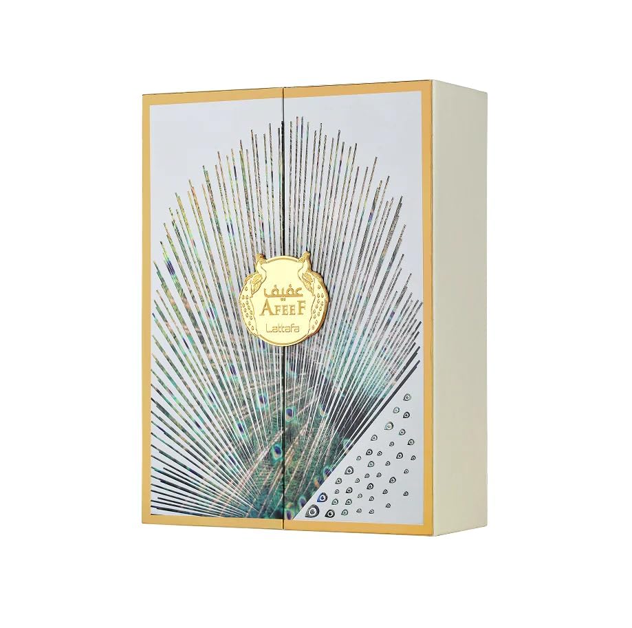 Lattafa Afeef Unisex Eau de Parfum Spray - 3.4 Ounce | Long-Lasting Fragrance