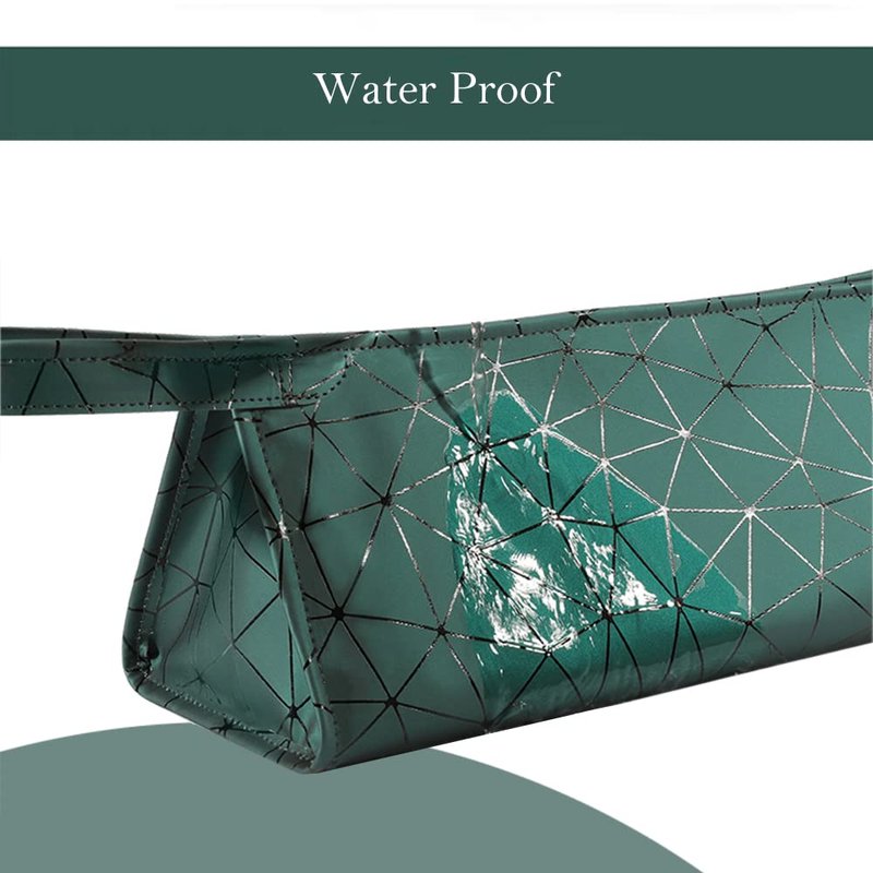 Ezindraw Travel Case Compatible with Dyson Airwrap & Curling Iron/Shark Flexstyle, Portable Carrying Waterproof Organizer for Hair Attachments, Portable Storage Case for Hair Dryer (Emerald Green)