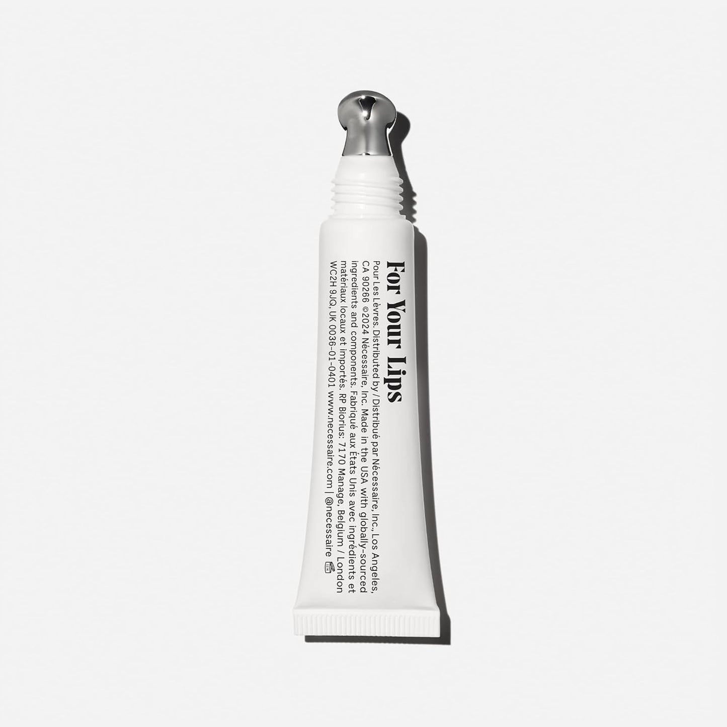Nécessaire Lip Balm - Hydrating Hyaluronic Acid Formula with Mint Oil & Niacinamide | 15 ml / 0.5 fl oz