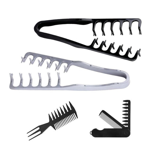 4PCS Texture Comb Set,Texturizing Comb Textured Styling Comb for Hair Styling, Salon Quality Hair Tools for Women and Men, Durable and Lightweight Design for Professional Use and Everyday Use